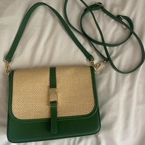 Green Valentina Flora bag